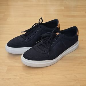 Cole Haan Grandpro Rally Navy Canvas Mens Indigo Lace Up Comfort Shoes Size 11M